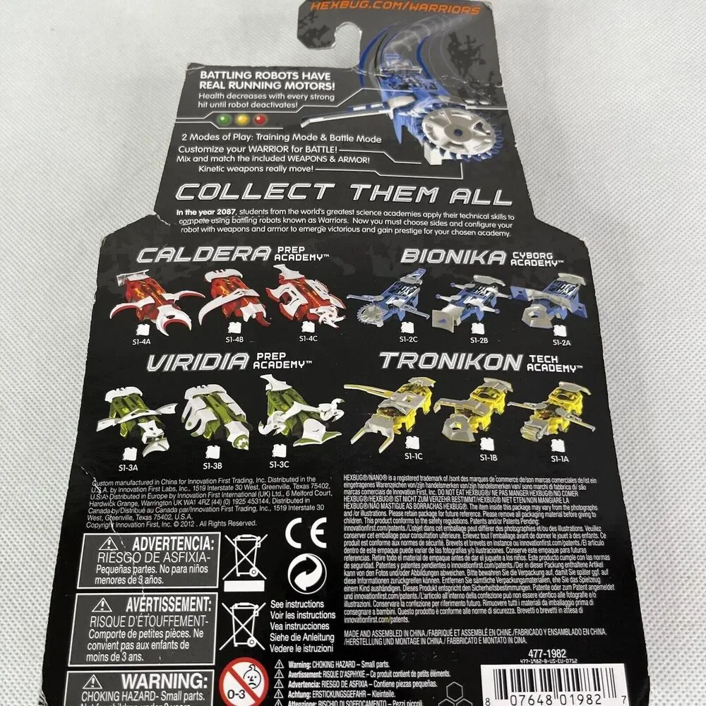5 for‎ $25| HEXBUG Cyborg Academy Warriors battling robots BIONIKA S1-2C